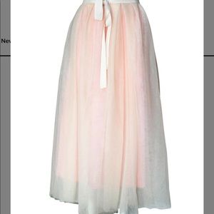 J. Crew pink Tulle ball skirt